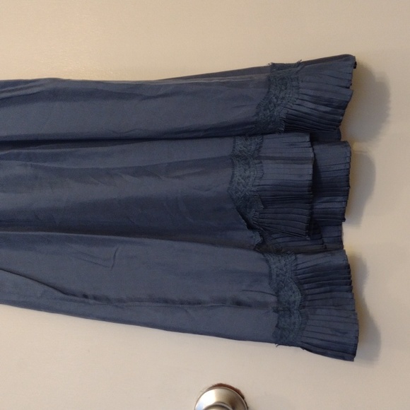 NEW Vintage 2008 Forever 21 French Blue Silk Slip Dress size Small - Picture 10 of 15